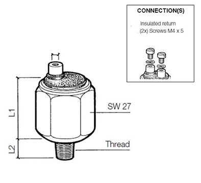 VDO Pressure switch 1.20 Bar